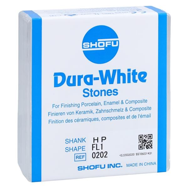 Dura-White Mounted Stones Handpiece FL1 White 12/Bx