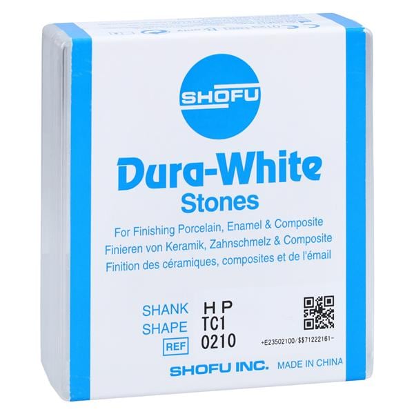 Dura-White Mounted Stones Handpiece TC1 White For 12/Bx