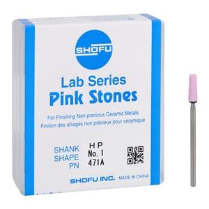 Lab Series Aluminum Oxide Mounted Stones Pink 12/Bx