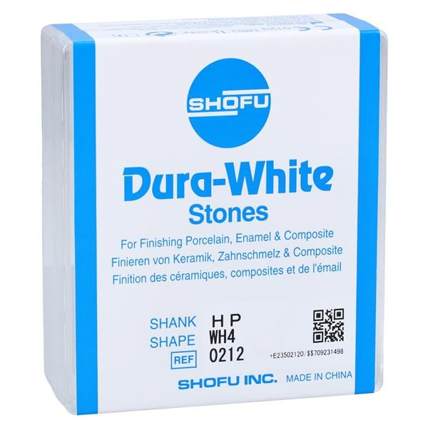 Dura-White Mounted Stones Handpiece WH4 White 12/Bx