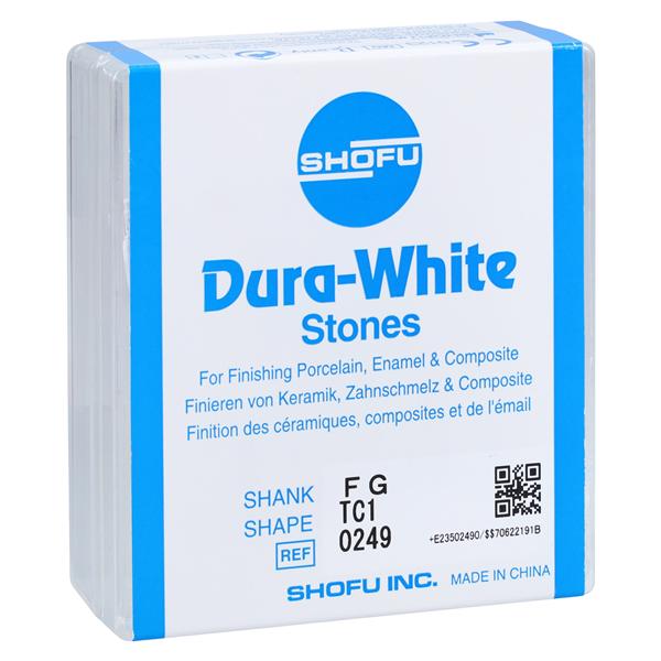 Dura-White Mounted Stones FG TC1 White f/ Mlt 12/Bx