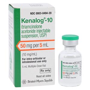 Kenalog-10 Injection 10mg/mL MDV 5ml/Vl, 24 VL/CA