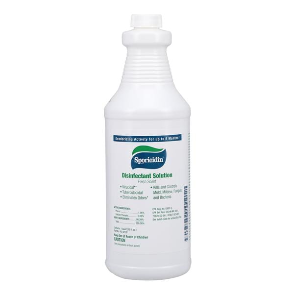 Sporicidin Surface Disinfectant Spray Bottle Fresh Scent 32 oz 32oz/Bt