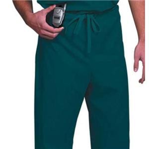 Scrub Pant 65% Polyester / 35% Cotton 1 Pocket Large Fir Green Unisex Ea