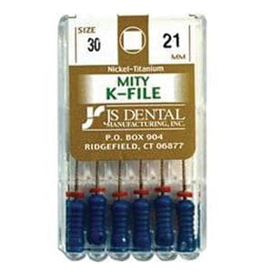 Mity K-File 21 mm Size 30 Nickel Titanium 6/Pk