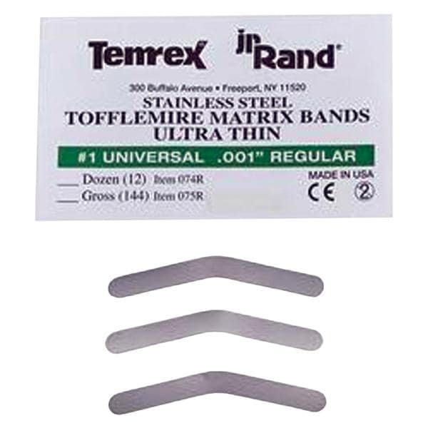 Tofflemire Dead Soft Matrix Band 0.001 in Ultra Thin 1 144/Pk