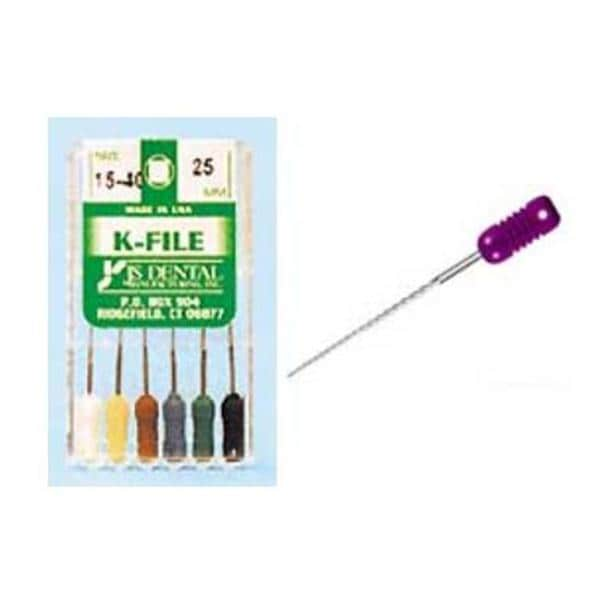 K-File 31 mm Size 55 Stainless Steel 6/Pk