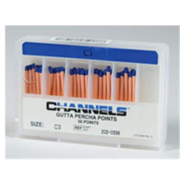 Channels Gutta Percha Points 50/Bx