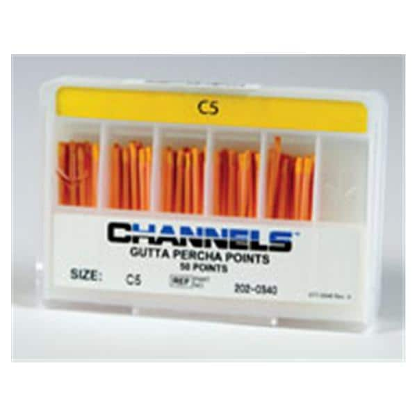 Channels Gutta Percha Points 50/Bx