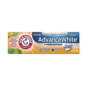 Arm & Hammer Advance White Stain Defense Toothpaste 0.9 oz Clean Mint 72/Ca