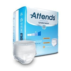 Attends Incontinence Underwear Unisex 58-68" Super Plus White 4x14/Ca