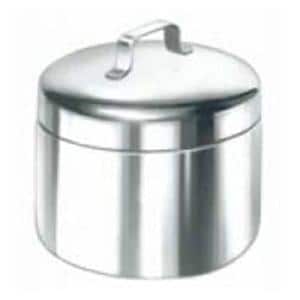 Ointment Jar Stainless Steel Silver 9oz