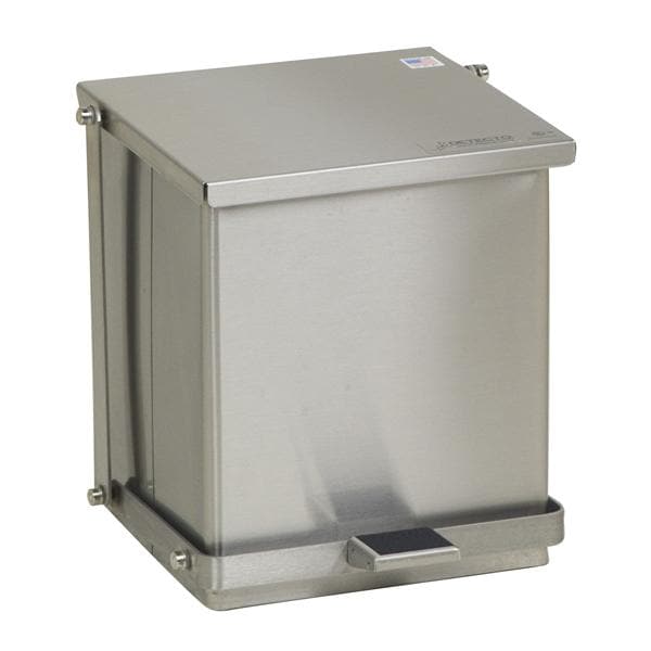 Square Waste Receptacle 1/Ea