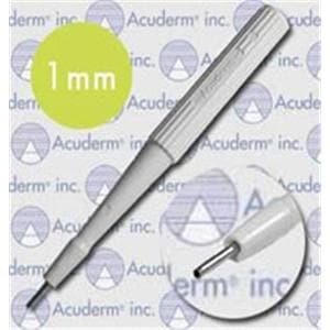 Acu-Punch Dermal Biopsy Punch 1mm Stainless Steel Blade Sterile Disposable 25/BX