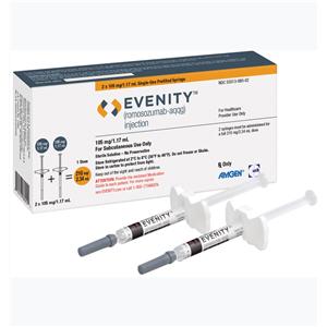 Evenity Injection 105mg Prefilled Syringe 1.17mL 2/Box