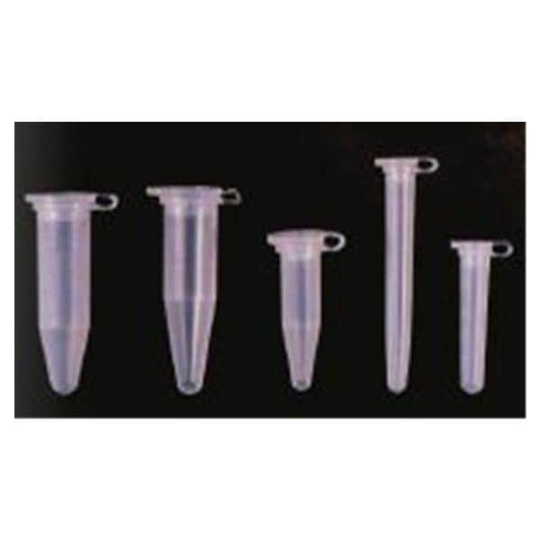 Microcentrifuge Tube Polyethylene 250uL Autoclavable 500/Pk