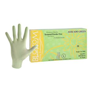Blossom Nitrile Exam Gloves Large Avocado Green Non-Sterile, 10 BX/CA