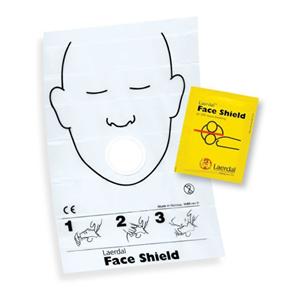 CPR Barrier Face Shield Disposable 10/Bx
