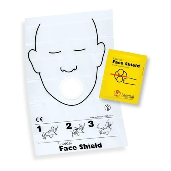 CPR Barrier Face Shield Disposable 10/Bx