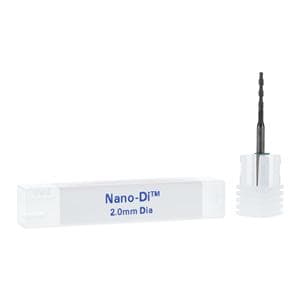 Nano-Di Diamond 2 Flute Ball End Milling Bur 2.0mm Ea