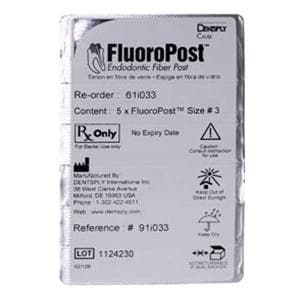 FluoroPost Fiber Posts Refill Size 3 Blue Tapered 5/Pk