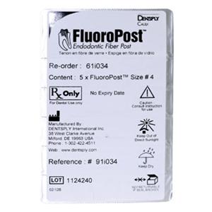 FluoroPost Fiber Posts Refill Size 4 Green Tapered 5/Pk