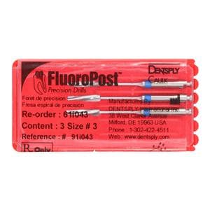 FluoroPost Post Drill Refill Size 3 Blue 3/Pk