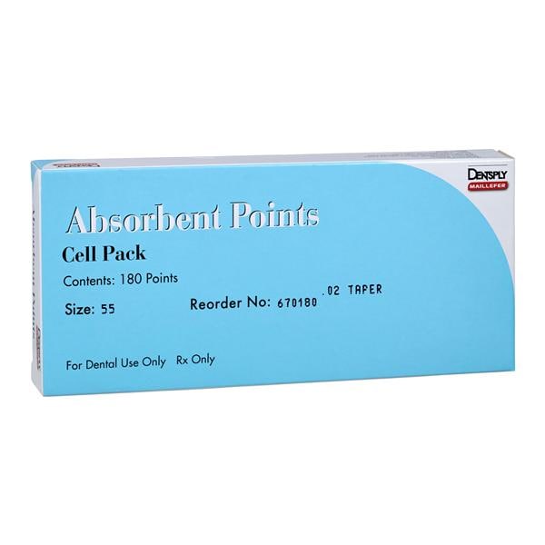 Absorbent Points Size 55 0.02 180/Bx