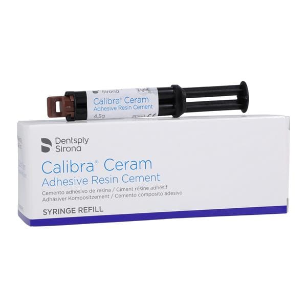 Calibra Ceram Resin Liquid Cement Light 4.5 Gm Syringe Refill Ea