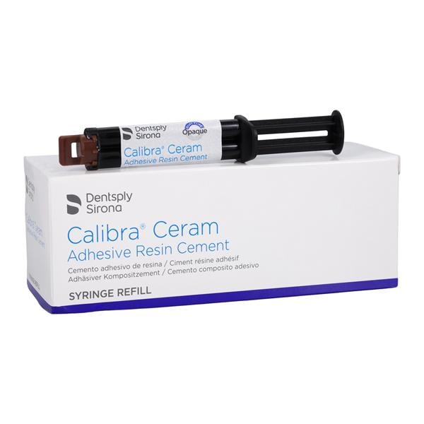 Calibra Ceram Resin Liquid Cement Opaque 4.5 Gm Syringe Refill Ea