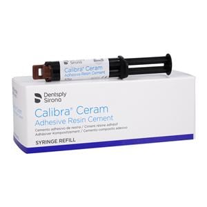 Calibra Ceram Resin Liquid Cement Bleach 4.5 Gm Syringe Refill Ea