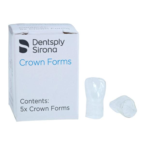 Strip Off Crown Form Size C3 Medium Replacement Crowns Left Central 5/Bx