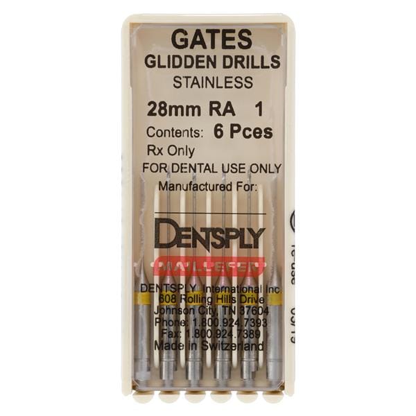 Gates Glidden Drill 28 mm Size 1 6/Pk