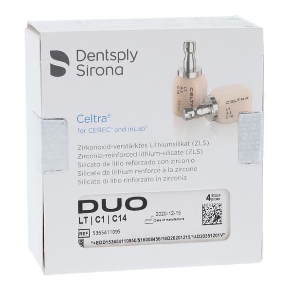 CELTRA Duo LT Milling Blocks C14 C1 For CEREC 4/Pk