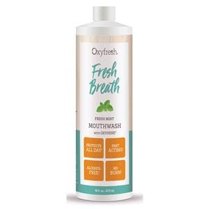 Oxyfresh Fresh Breath Fresh Mint Mouthwash Bottle 16oz/Bt