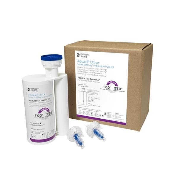 Aquasil Ultra+ DECA Smart Wetting Impression Material Fst Set 380 mL MB Mnt 2/Pk