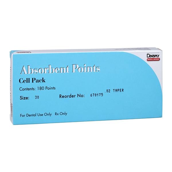Absorbent Points Size 30 0.02 180/Bx