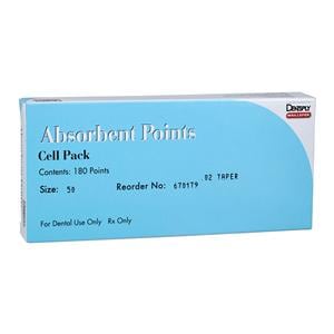 Absorbent Points Size 50 0.02 180/Bx