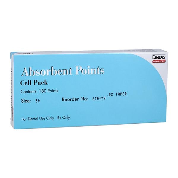 Absorbent Points Size 50 0.02 180/Bx