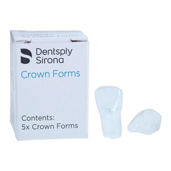 Strip Off Crown Form Size A3 X-Large Replacement Crowns Left Central 5/Bx