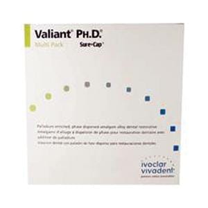Valiant Ph.D SureCap Alloy Capsules Double Spill Regular Set 500/Bx
