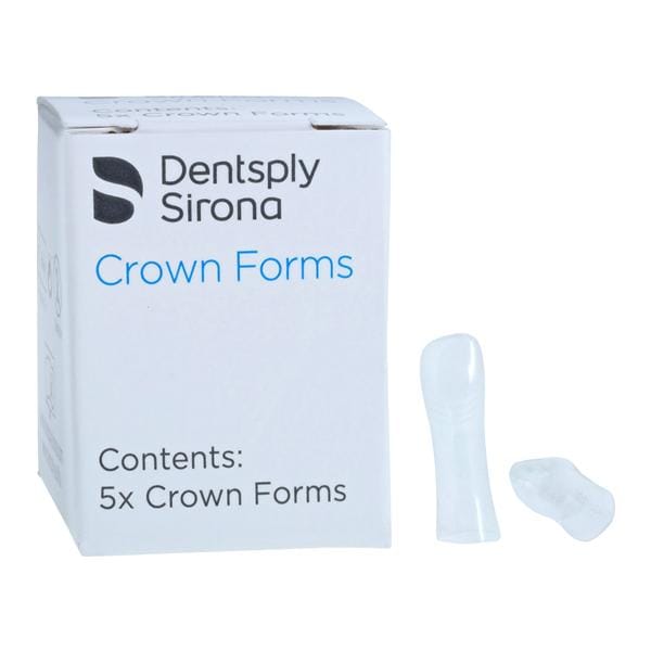Strip Off Crown Form Size F1 Replacement Crowns Left Central 5/Bx