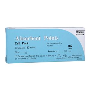 Absorbent Points Size 30 0.06 Blue 180/Bx