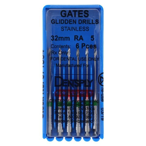Gates Glidden Drill 32 mm Size 5 6/Pk