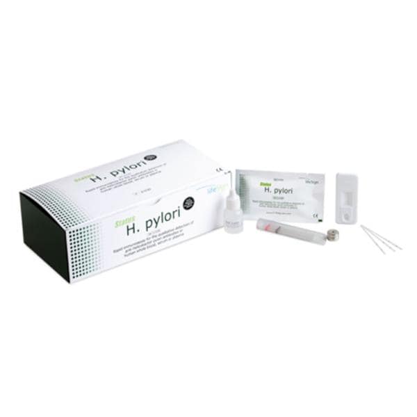 Status H.Pylori Test Kit CLIA Waived 30/Bx