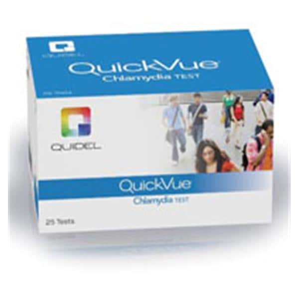 QuickVue Chlamydia Test Modertately Complex 25/Bx, 10 BX/CA