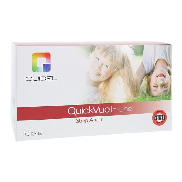 Quickvue In-Line Strep A Test Kit CLIA Waived 25/Bx