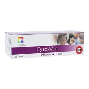 QuickVue Influenza A/B Test Kit CLIA Waived 25/Bx