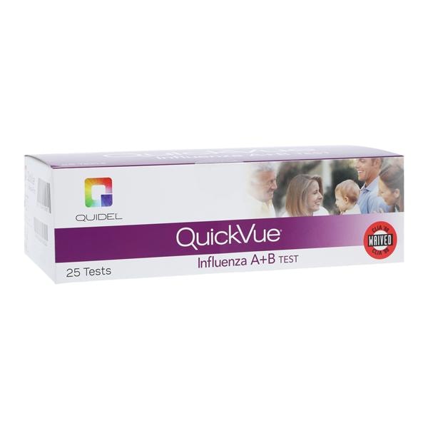QuickVue Influenza A/B Test Kit CLIA Waived 25/Bx