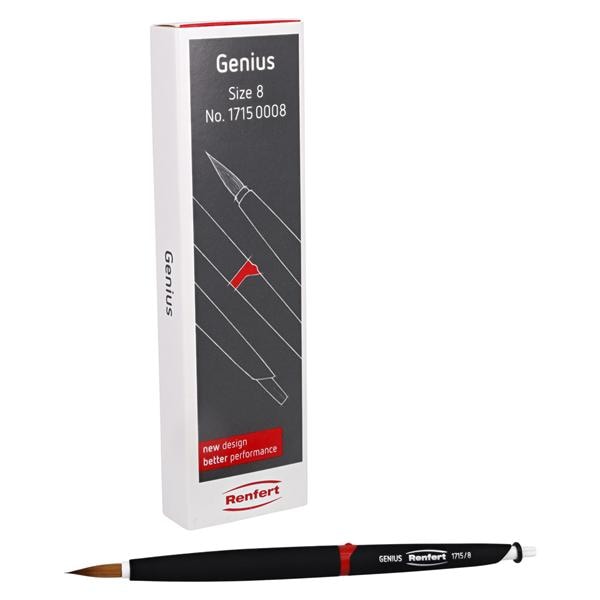 Genius Ceramist Brush Natural Bristle #8 Ea